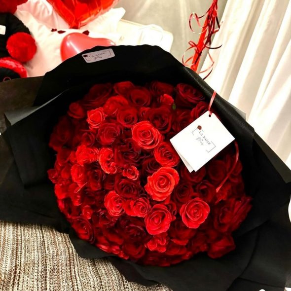 Bouquet de roses rouges Marrakech